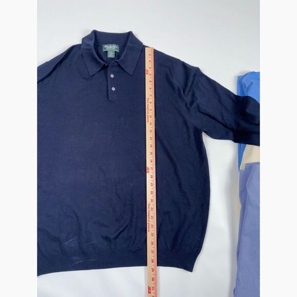 Brooks Brothers Madison Button Down Shirt 19-36+Merino Wool Sweater XXL Lot of 4 - Picture 11 of 13